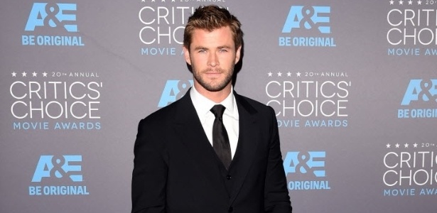 O ator Chris Hemsworth durante a 20ª edição do Critics Choice Awards - Jason Merritt/Getty Images/AFP