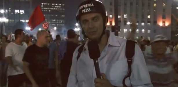 Globo volta a camuflar equipes durante manifestação em São Paulo
