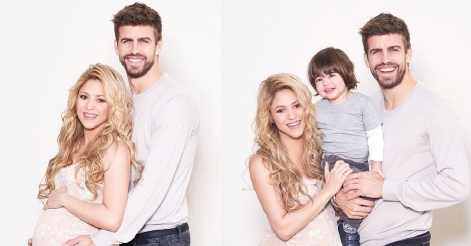 19.jan.2014 - Grávida de seu segundo filho, a colombiana Shakira exibiu o barrigão em duas fotos publicadas em seu perfil no Instagram nesta segunda-feira (19)