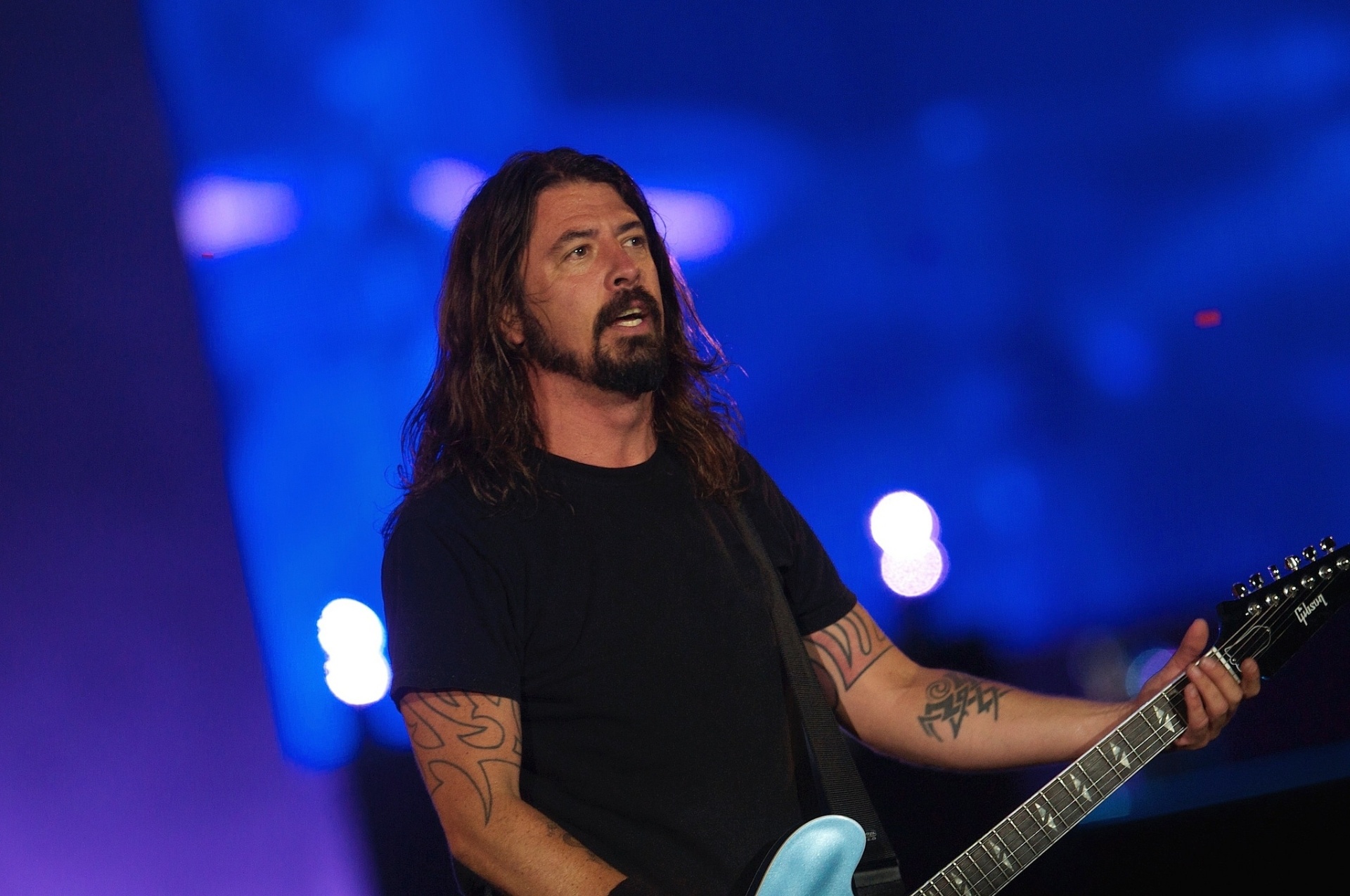 21.jan.2015 - A banda americana de rock alternativo Foo Fighters abre a turnê de seu oitavo disco, "Sonic Highway", em Porto Alegre, no Rio Grande do Sul, nesta quarta-feira - Reprodução/Flickr/T4F