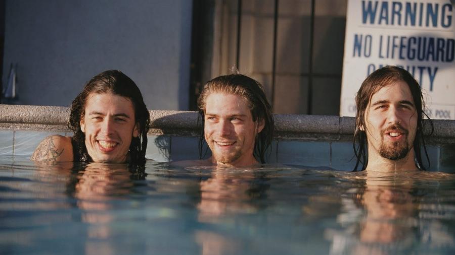 Integrantes do Nirvana em foto antiga - Reprodução