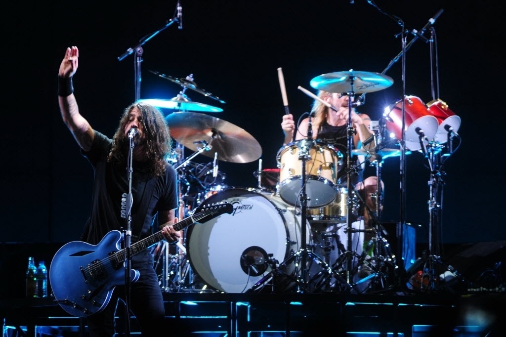 23.jan.2015 - Foo Fighters apresenta em São Paulo a turnê "Sonic Highways" - Junior Lago/UOL