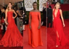 30 famosas de vermelho no tapete vermelho - Fotomontagem UOL/Getty Images