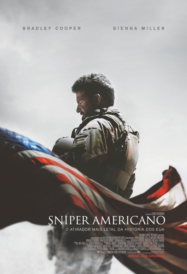 Pôster de "Sniper Americano", do diretor Clint Eastwood - Divulgação/Warner Bros.