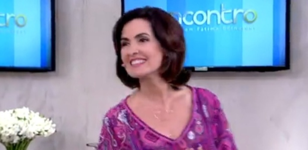 Fátima Bernardes aparece com cabelos curtinhos no "Encontro"