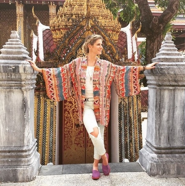 28.jan.2015 - Didi Wagner postou foto mostrando o look usado em viagem à Tailândia para gravar o programa "Lugar Incomum", que apresenta no canal Multishow