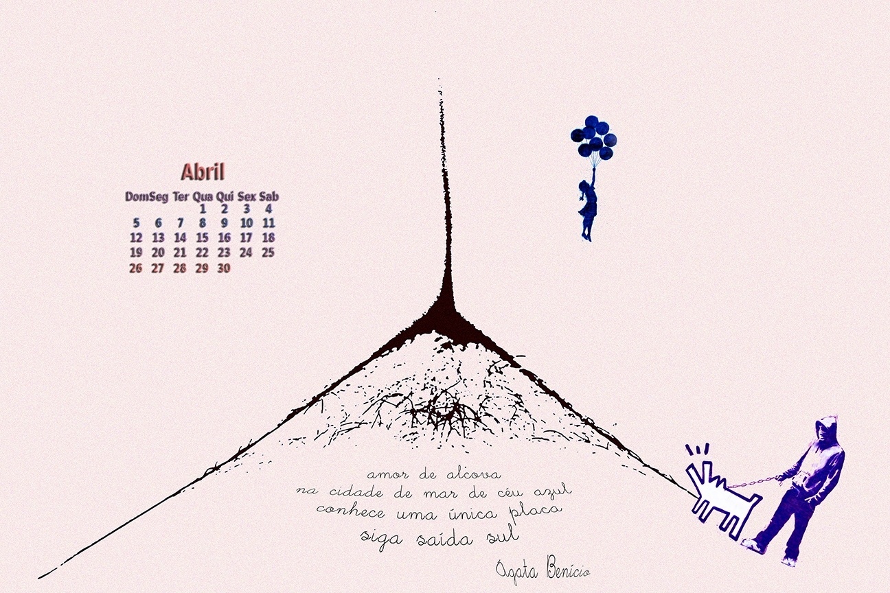 28.jan.2015 - Poetas tiram a roupa para fazer calendário e financiar obras literárias no DF - abril - Divulgação