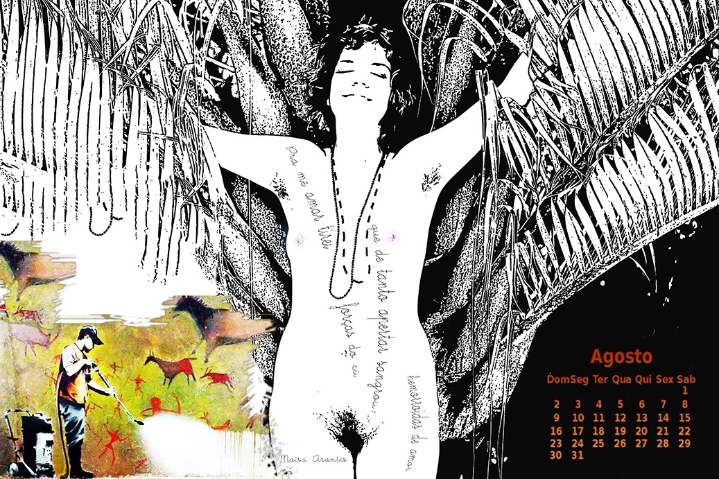 28.jan.2015 - Poetas tiram a roupa para fazer calendário e financiar obras literárias no DF - agosto - Divulgação