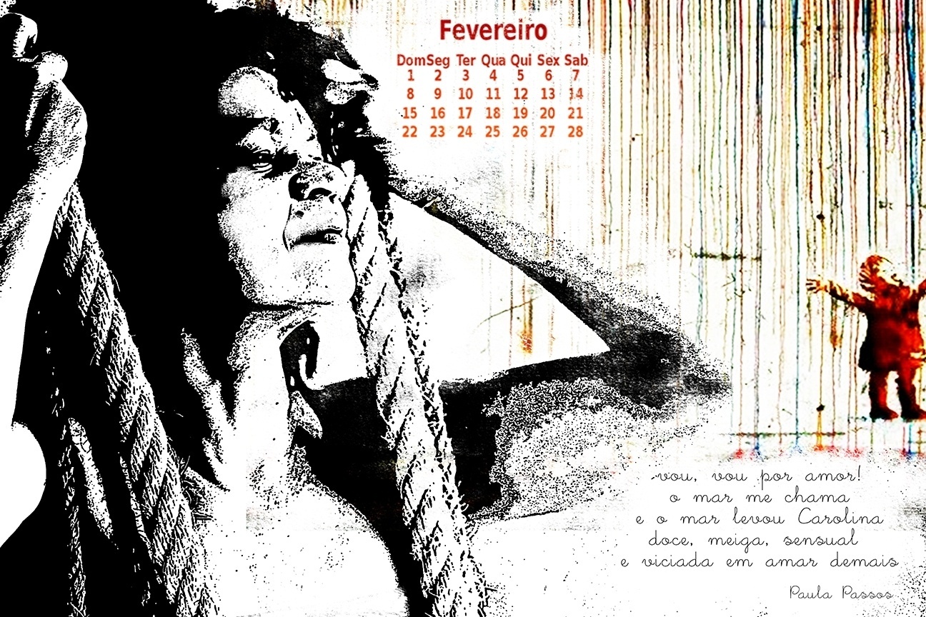 28.jan.2015 - Poetas tiram a roupa para fazer calendário e financiar obras literárias no DF - fevereiro - Divulgação
