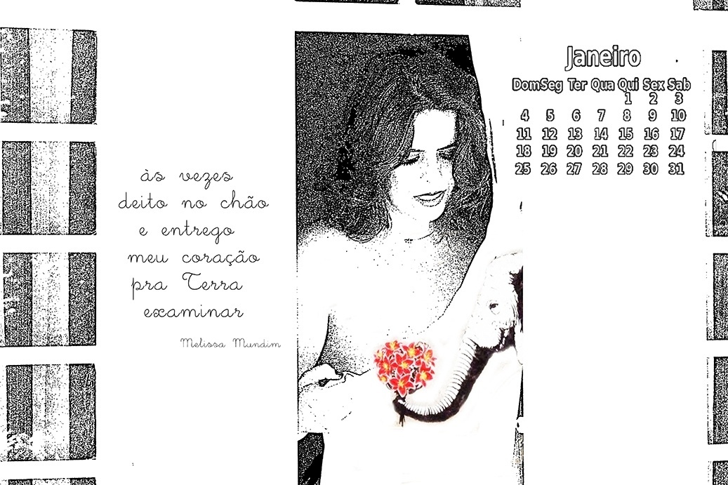 28.jan.2015 - Poetas tiram a roupa para fazer calendário e financiar obras literárias no DF - janeiro - Divulgação