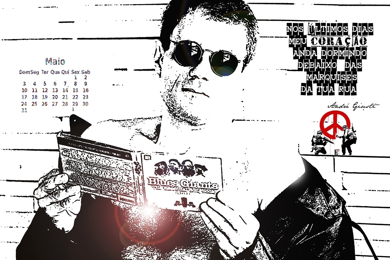 28.jan.2015 - Poetas tiram a roupa para fazer calendário e financiar obras literárias no DF - maio - Divulgação