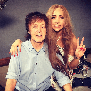 Lady Gaga posta foto no Instagram ao lado do ex-beatle Paul McCartney - Reprodução/Instagram/ladygaga