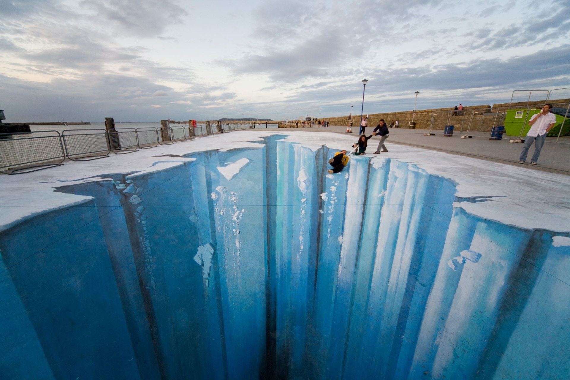 A obra, The Crevasse, de Edgar Mueller - Edgar Mueller