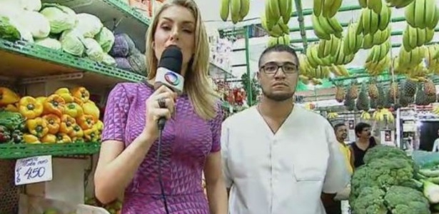 Ana Hickmann apareceu no mercadão da Lapa, em São Paulo, e disse que também gosta de ir à feira