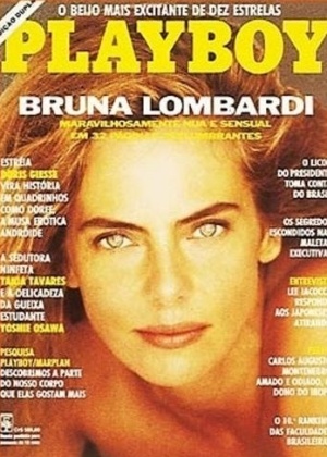 Bruna Lombardi, capa da Playboy em março de 1991 - Reprodução/ Playboy - Reprodução/ Playboy