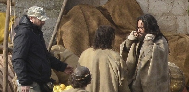 Rodrigo Santoro, nos bastidores das gravações do remake de "Ben-Hur", épico bíblico previsto para 2016 - Reprodução/Daily Mail - Reprodução/Daily Mail