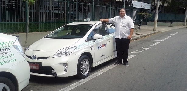 Toyota Prius táxi de João Paulo Posa - Leonardo Felix/UOL - Leonardo Felix/UOL