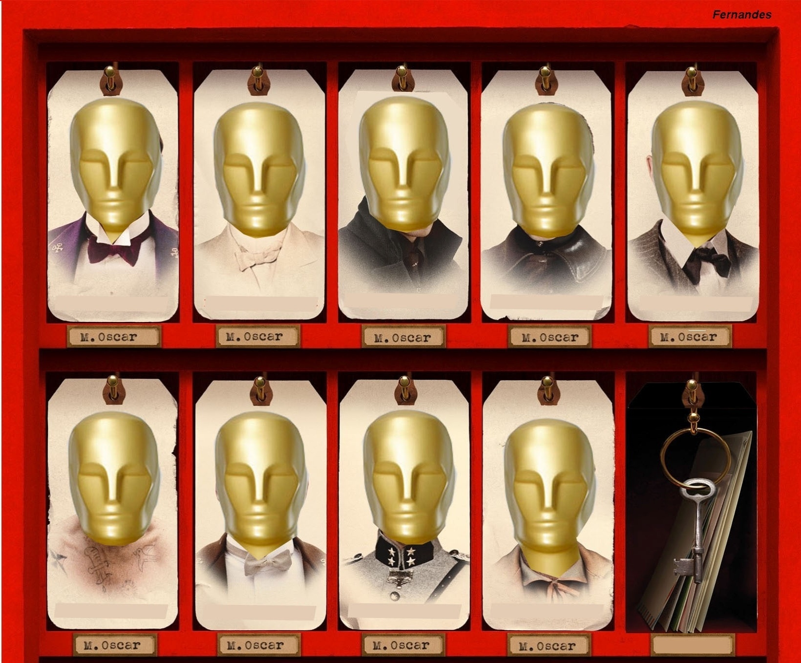 Charge do filme "O Grande Hotel Budapeste" - Fernandes