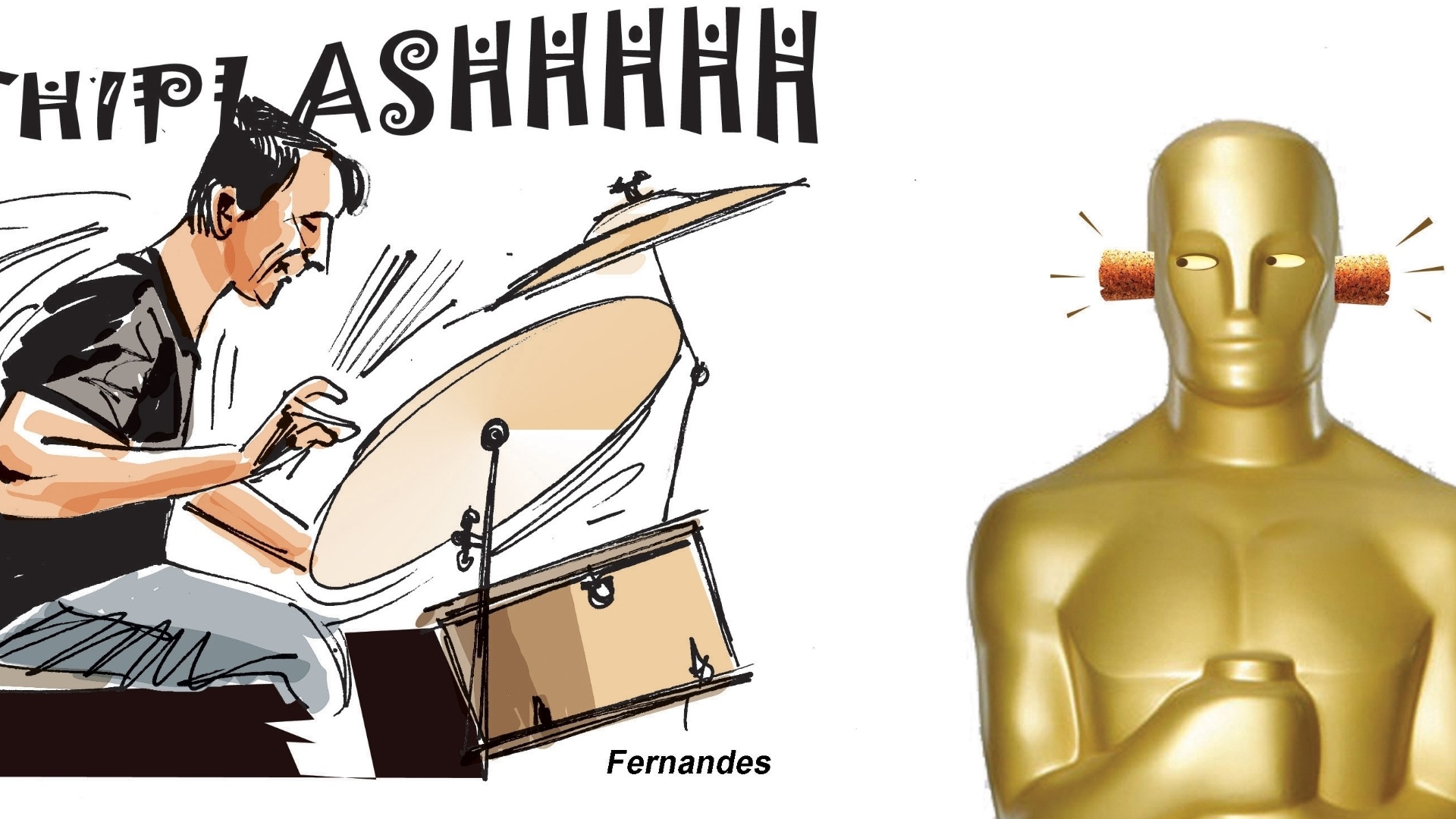 Charge do filme "Whiplash - Em Busca da Perfeição" - Fernandes