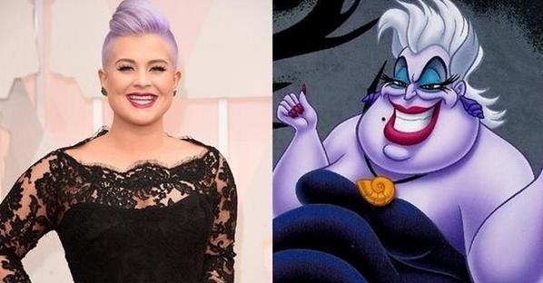 A primeira vítima dos internautas foi Kelly Osbourne, filha do cantor Ozzy Osbourne, que comenta os vestidos do tapete vermelho do Oscar e de outras premiações; sua primeira versão foi como a vilã Úrsula, de "A Pequena Sereia" - Reprodução
