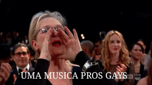 Depois de interagir com Patricia Arquette, Meryl Streep também virou vítima dos trollers; dessa vez ganhou uma legenda digna de Narcisa Tamborindeguy - Reprodução