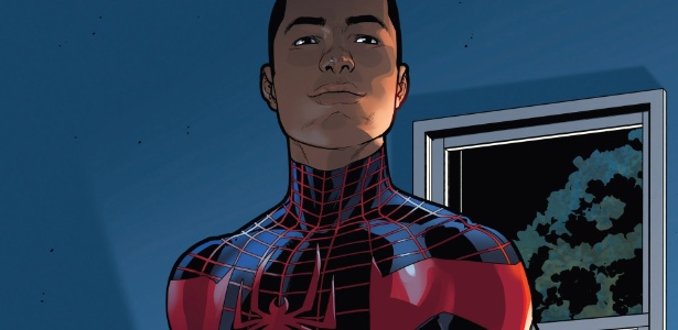O personagem Miles Morales, dos quadrinhos "Ultimate Spider Man", pode substituir Peter Parker como o novo Homem-Aranha do cinema - Reprodução/Marvel Comics