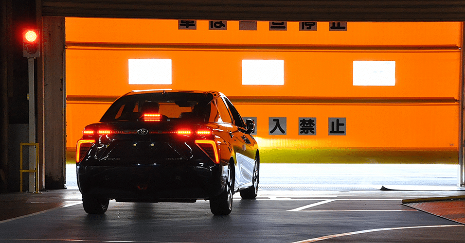 Toyota Mirai FCV na linha de produção - Divulgação