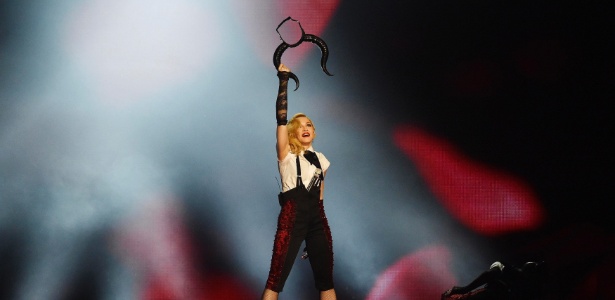 Madonna durante seu show no Brit Awards 2015 - Toby Melville/Reuters