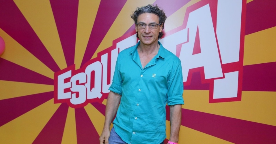 25.fev.2015 - O ator Luiz Carlos Vasconcelos vai à gravação especial do programa "Esquenta" em homenagem ao aniversário de Regina Casé