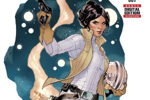 27.fev.2015 - Capa da primeira edição da HQ da Princesa Leia divulgada pela Marvel na madrugada desta sexta-feira - Reprodução