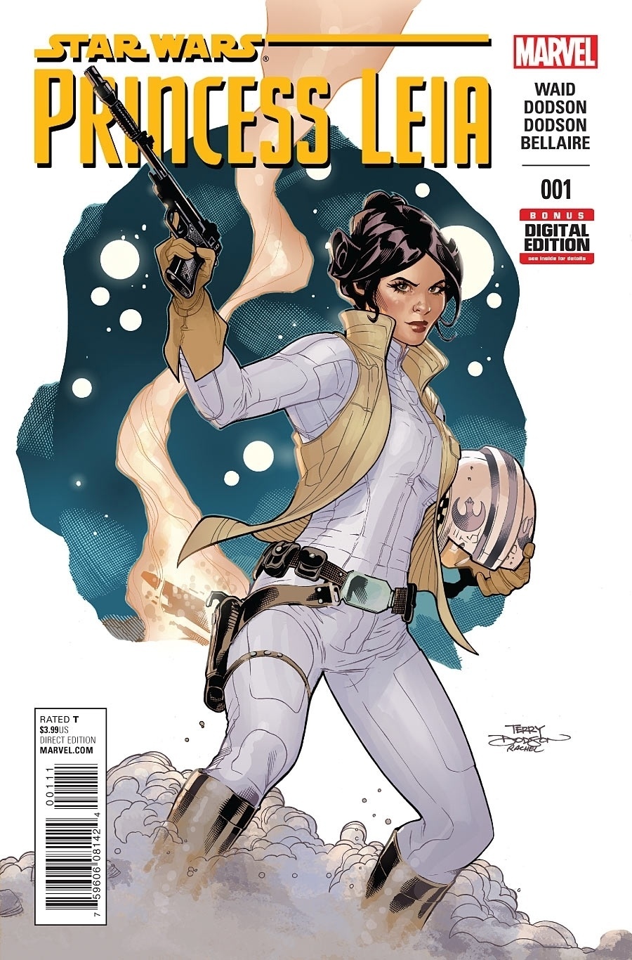 27.fev.2015 - Capa da primeira edição da HQ da Princesa Leia divulgada pela Marvel na madrugada desta sexta-feira - Reprodução