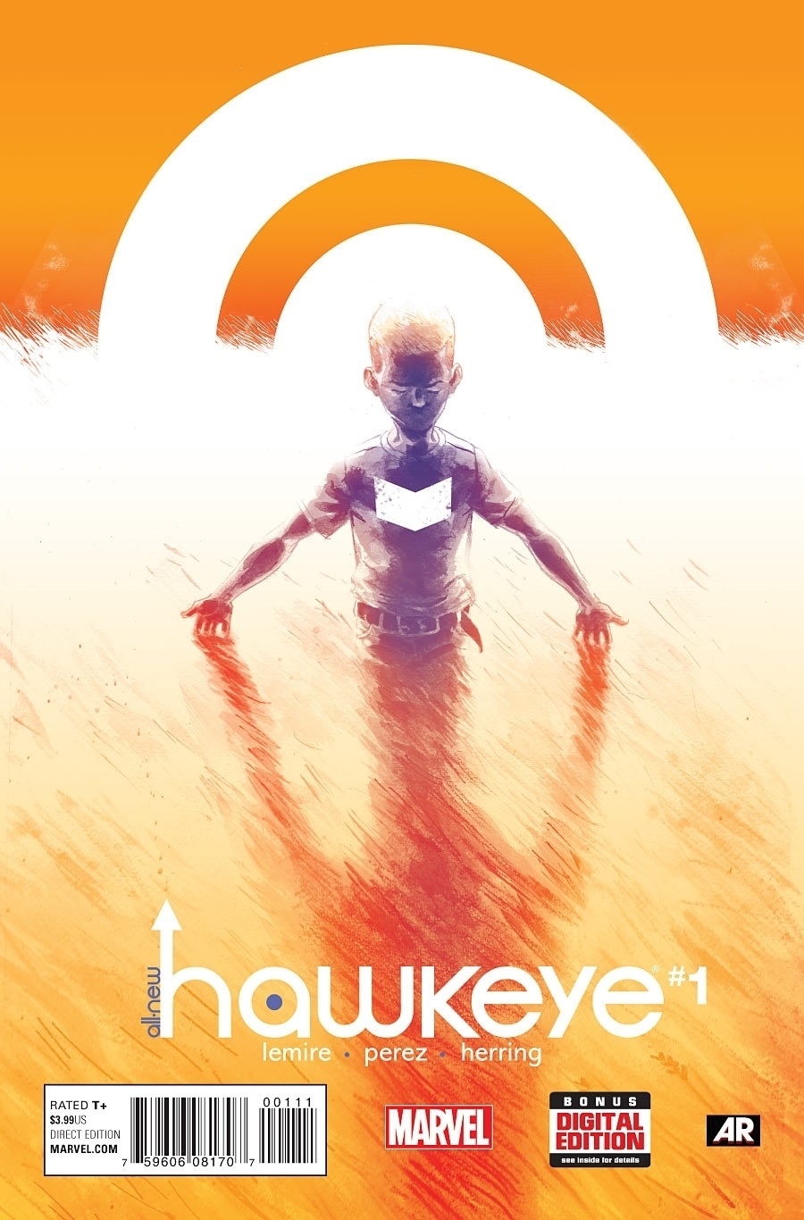 27.fev.2015 - Capa da primeira edição da HQ "Hawkeye" divulgada pela Marvel na madrugada desta sexta-feira - Reprodução