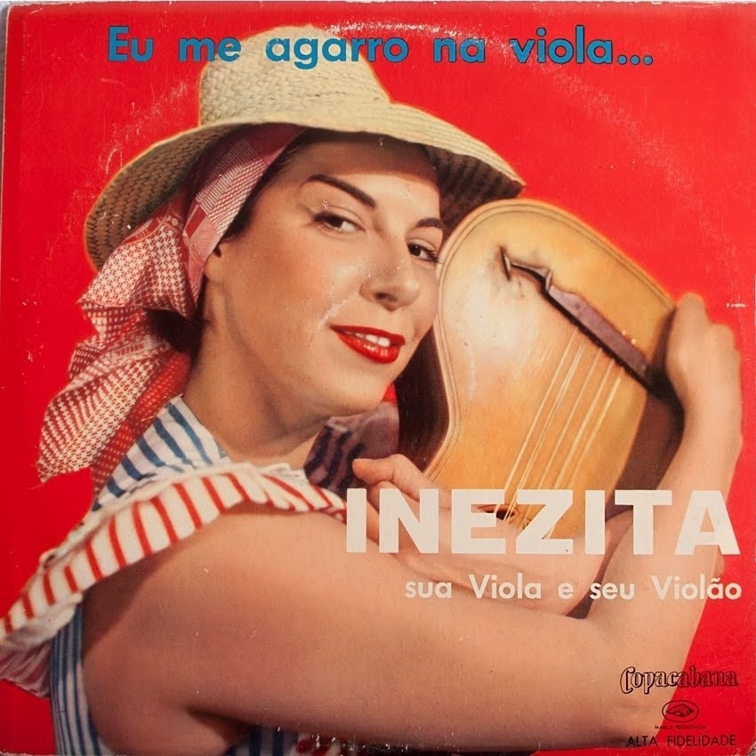 Capa do disco de Inezita Barroso em 1960 - Divulgação