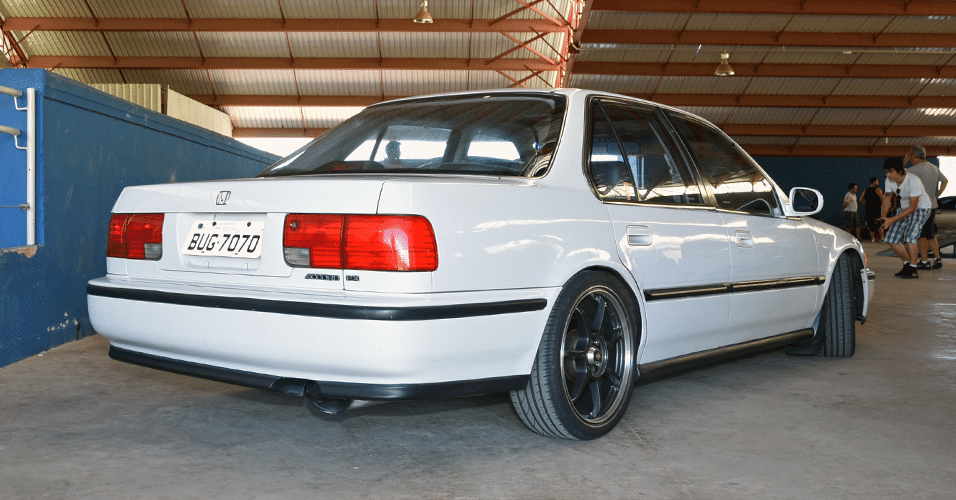 Honda Accord EX 1992 de Humberto Sana Vaz, de São Paulo, SP,  no 6º Encontro JDM Motors, em Socorro, SP - Murilo Góes/UOL