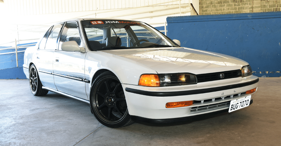 Honda Accord EX 1992 de Humberto Sana Vaz, de São Paulo, SP,  no 6º Encontro JDM Motors, em Socorro, SP - Murilo Góes/UOL
