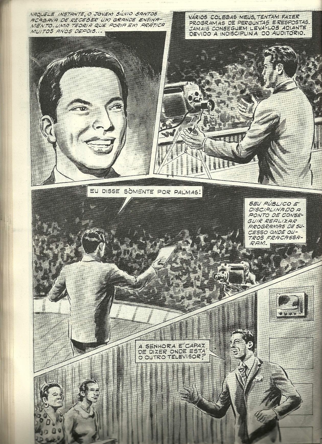 Imagem da HQ "Sílvio Santos: Vida, Luta e Glória" - Divulgação