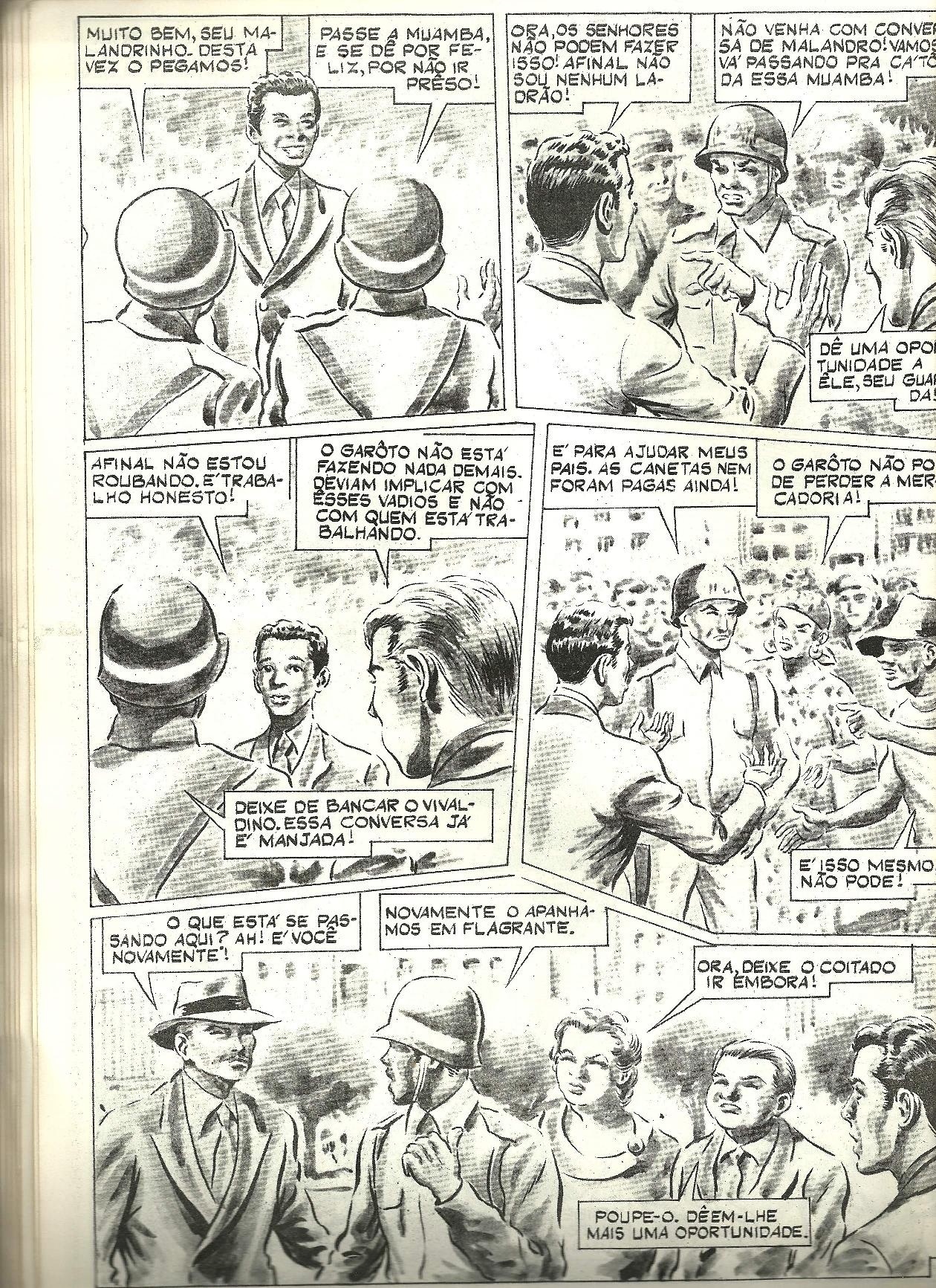 Imagem da HQ "Sílvio Santos: Vida, Luta e Glória" - Divulgação