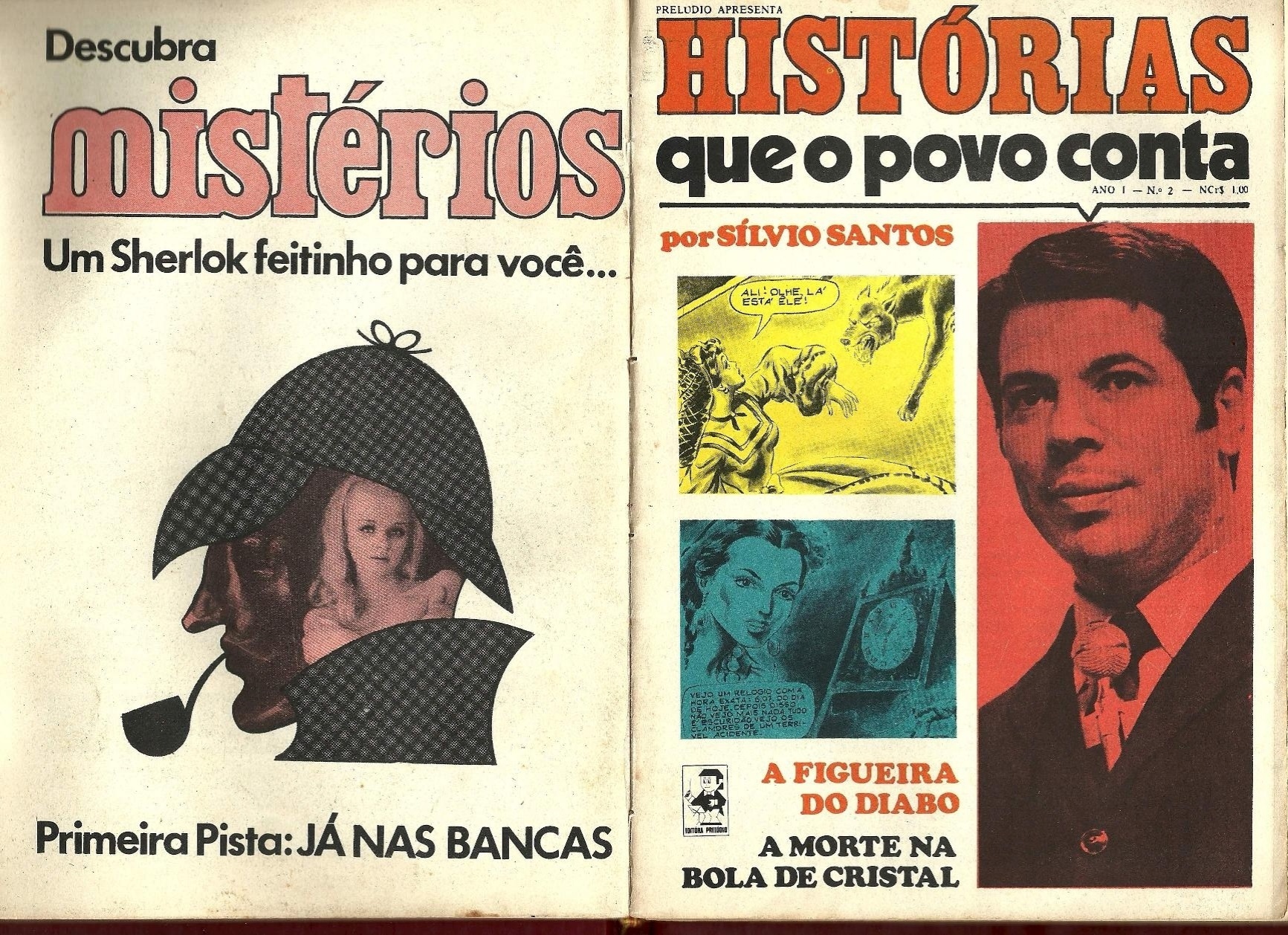 Imagem da HQ "Sílvio Santos: Vida, Luta e Glória" - Divulgação