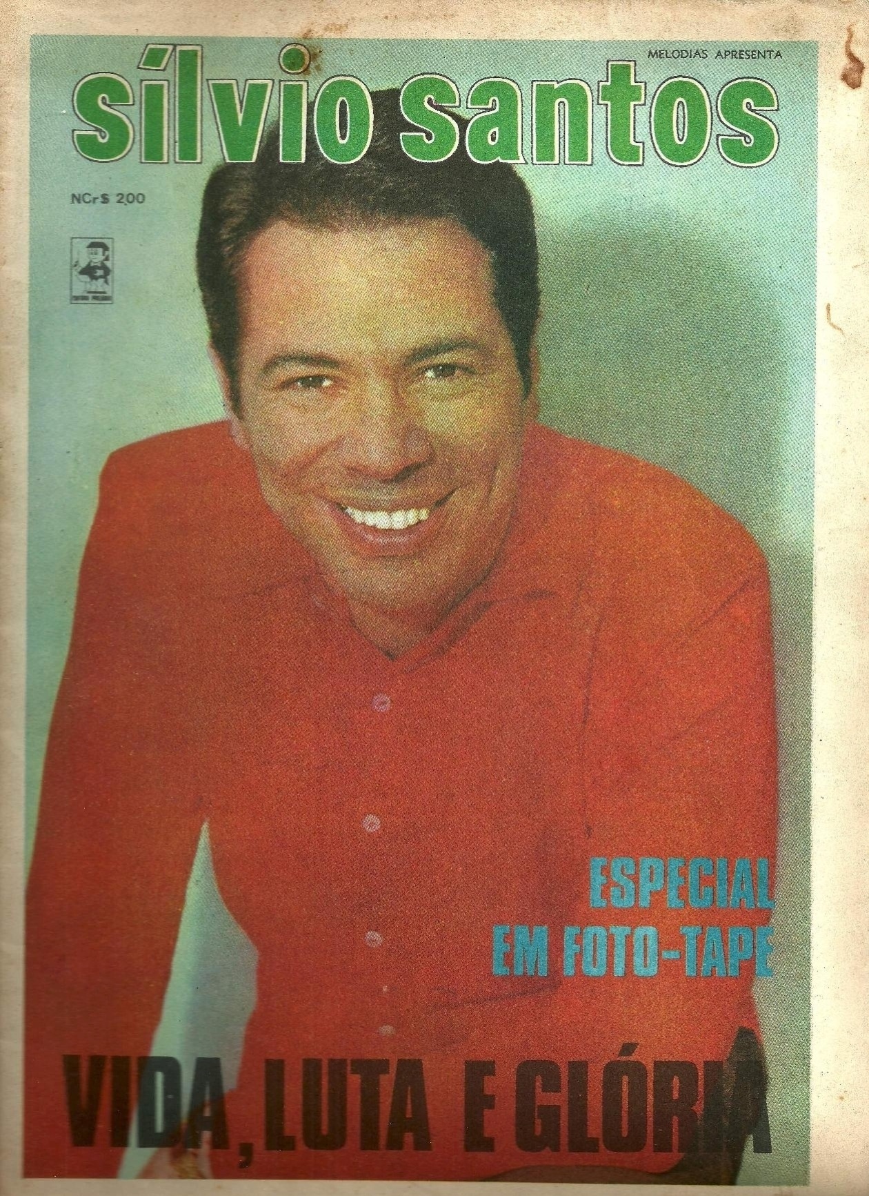 Imagem da HQ "Sílvio Santos: Vida, Luta e Glória" - Divulgação