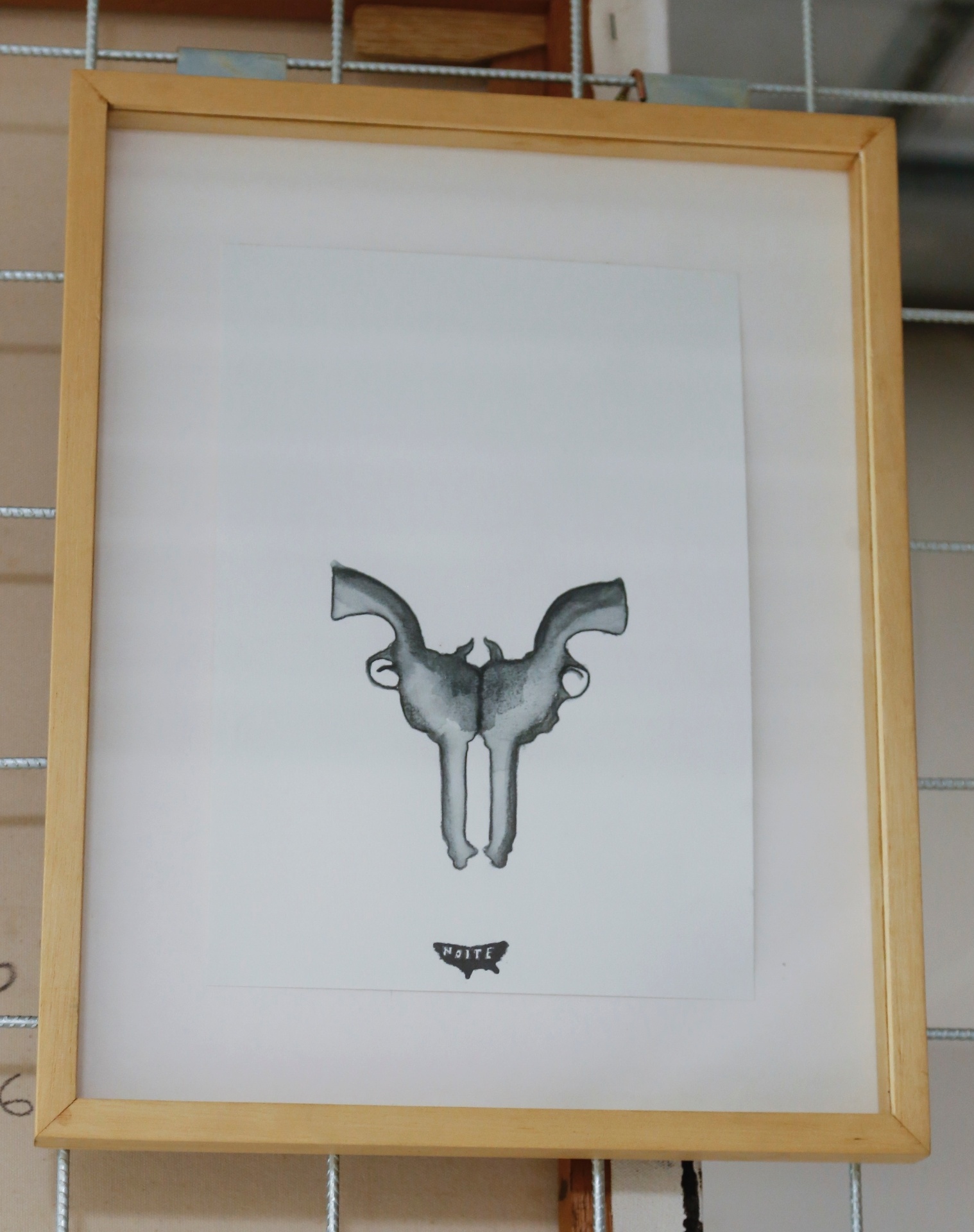 Obra "Noite" (2009), de Kaercio Redondo, apreendida durante a operação Lava Jato, que apura irregularidades na Petrobras, estão agora no acervo do Museu Oscar Niemeyer (MON) - Daniel Derevecki/UOL