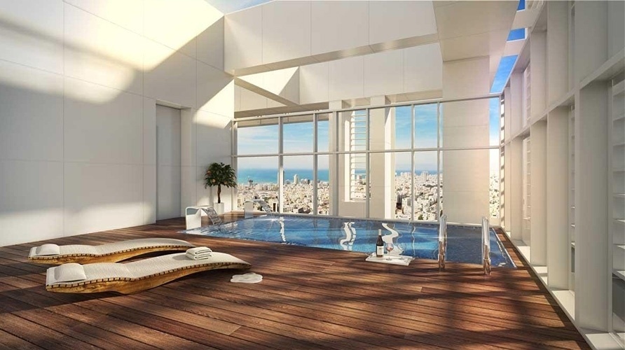 A cobertura que Madonna comprou em Israel por US$ 20 milhões conta com uma piscina particular