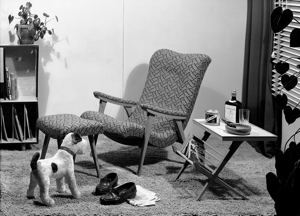 Foto publicitária dos Móveis Artísticos Z, na década de 1950 - Divulgação