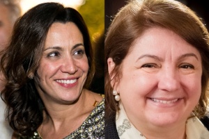 As produtoras Joana Mariani e Debora Ivanov - Bruno Poletti/Folhapress e Divulgação - Bruno Poletti/Folhapress e Divulgação