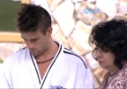 Rafael e Mariza fazem as compras da semana para o grupo Tá com Tudo - Reprodução/TV Globo