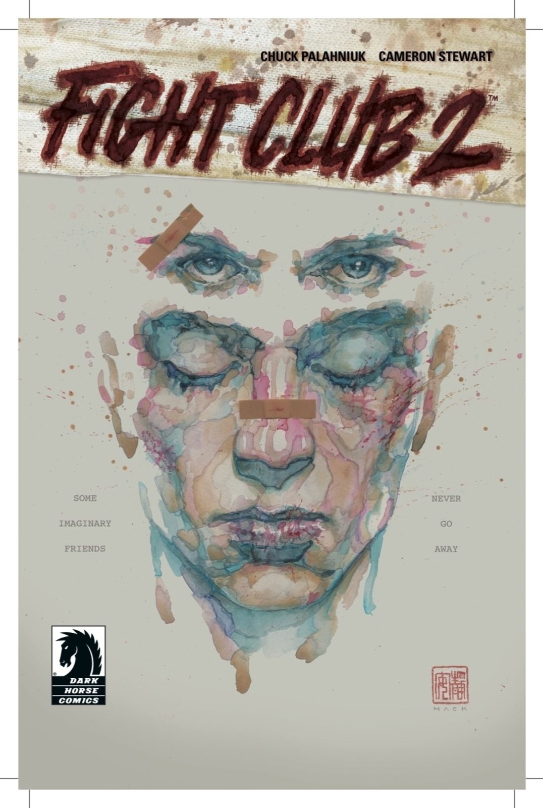 10.mar.2015 - Capa do primeiro volume de "Clube da Luta 2", série de quadrinhos de Chuck Palahniuk e Cameron Stewart. Feita por David Mack - Divulgação/Dark Horse Comics