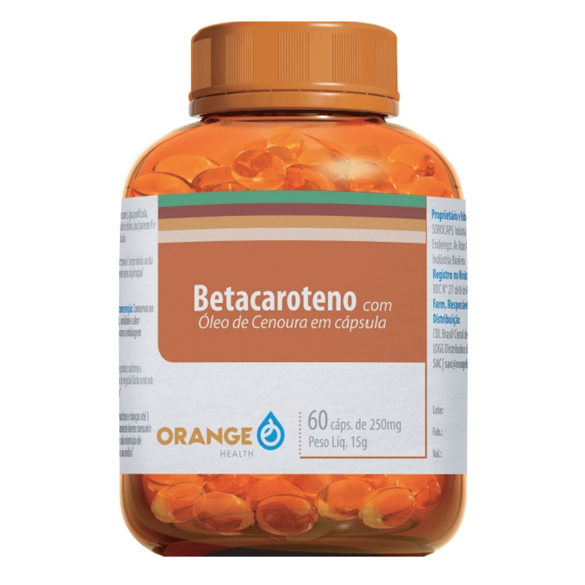 Produtos para prolongar o bronzeado - Betacaroteno com óleo de cenoura em capsula, da Orange Health - Divulgação