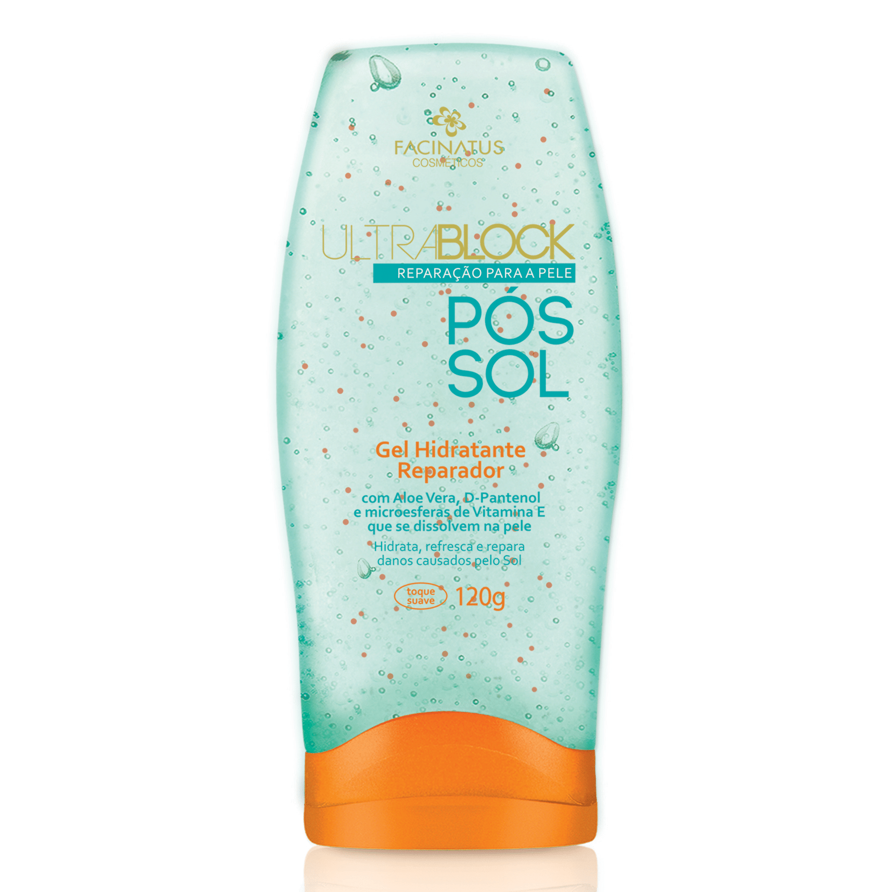 Produtos para prolongar o bronzeado -  Ultra Block Gel Hidratante Pós Sol, da Facinatus - Divulgação