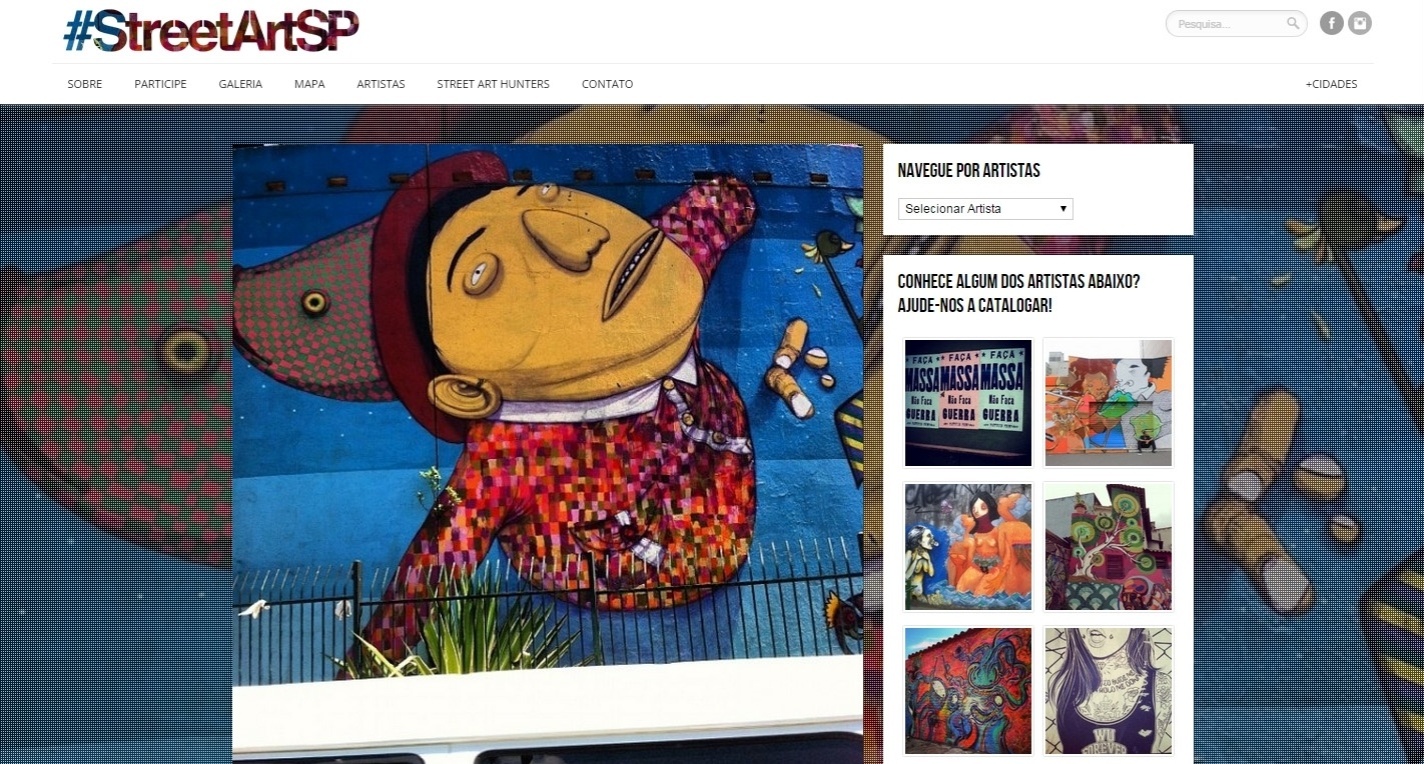 Grafite de OsGemeos, em São Paulo  - Reprodução/Instagram