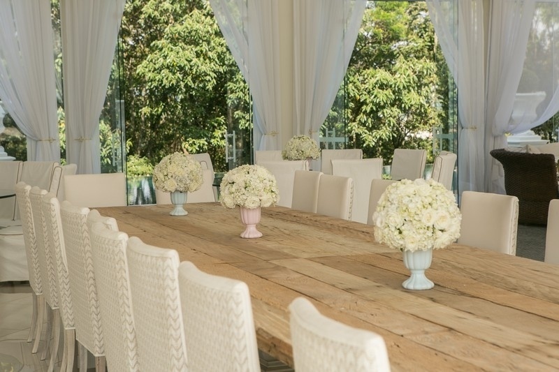 álbum com decoração do chá de bebê da Daniela Albuquerque | Um dos pedidos de Daniela Albuquerque para o chá de bebê foi uma decoração elegante, clean e personalizada - Daniela Margotto/Divulgação