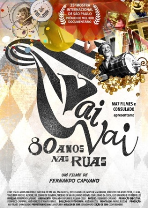 Poster do filme "Vai-Vai: 80 anos nas Ruas" - Reprodução